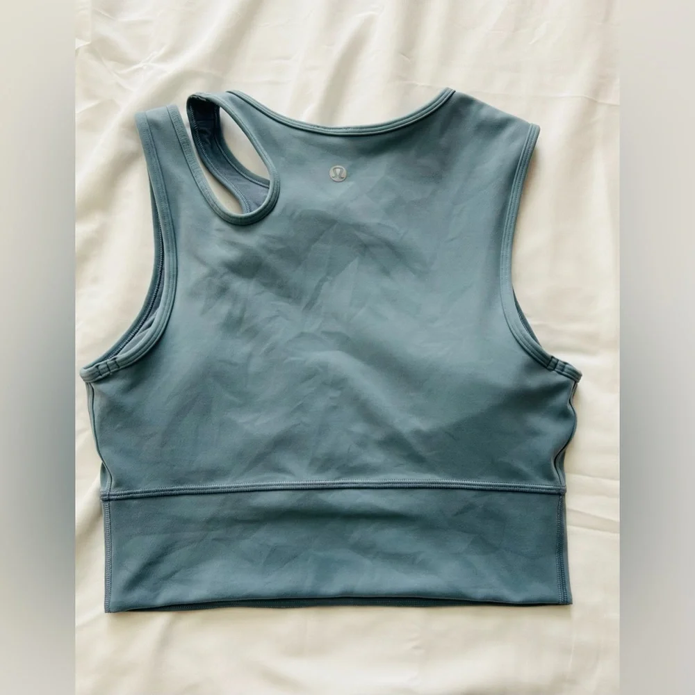Lululemon Slate Blue Sports Bra - Size 6 - Picture 6 of 6